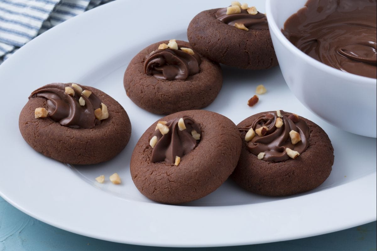 Nutellotti (Soft Nutella cookies)