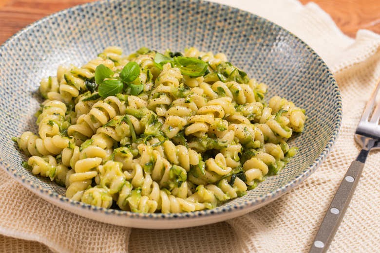 Pasta and zucchini