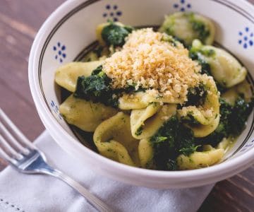 Orecchiette with broccoli rabe