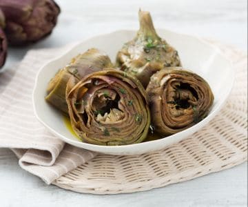 Carciofi alla romana (Roman-style artichokes)