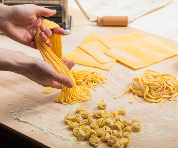 Homemade pasta (sheets and shapes)