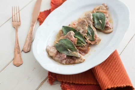 Saltimbocca alla Romana (Roman-style veal cutlets)