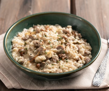 Sausage risotto