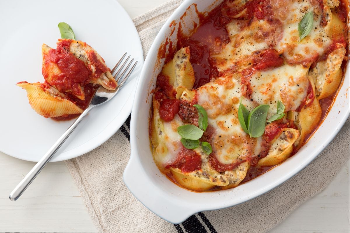 Stuffed pasta shells