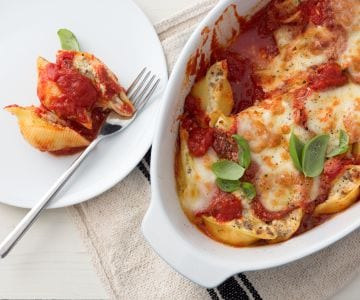 Stuffed pasta shells