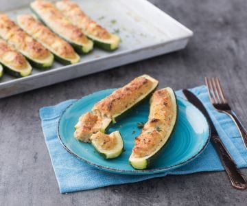 Ligurian-style stuffed zucchini