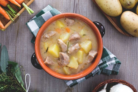 Veal stew with potatoes