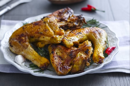 Pollo alla diavola (grilled chicken)