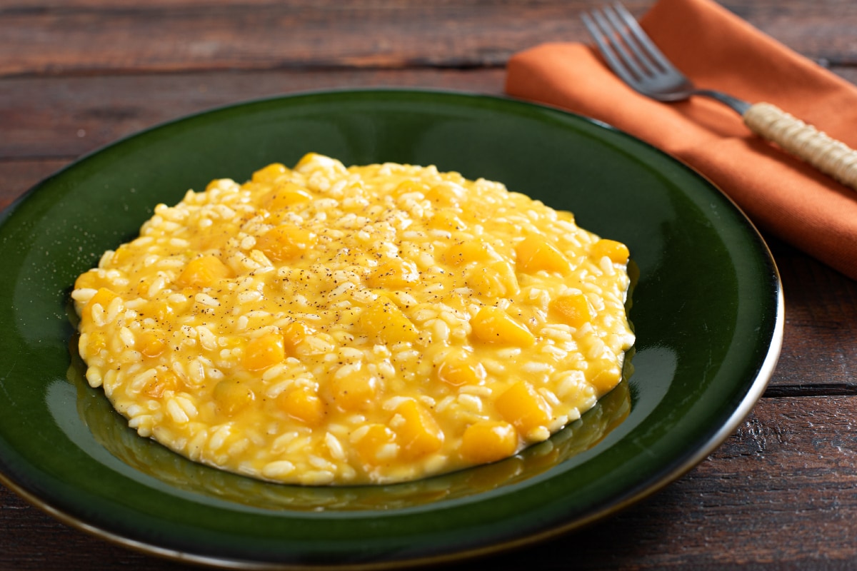 Pumpkin risotto