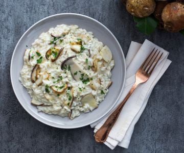 Porcini mushroom risotto