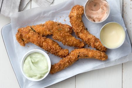 Fried chicken with quick mayo