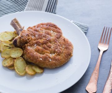 Veal Milanese (Breaded veal cutlet)