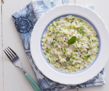 Zucchini risotto