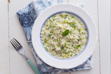 Zucchini risotto