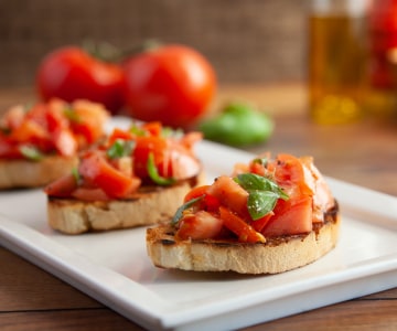 Tomato bruschetta