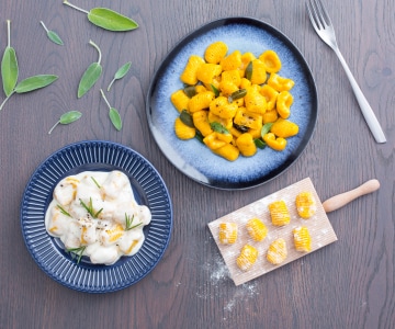 Pumpkin gnocchi