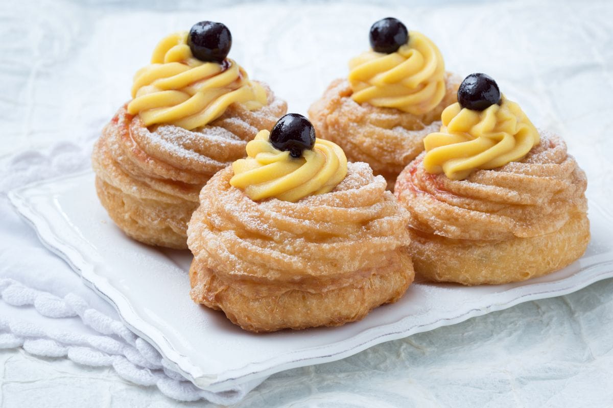 Zeppole Di San Giuseppe Italian