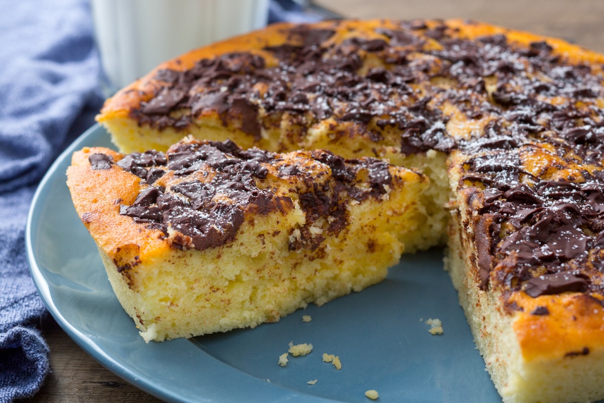 Italienischer Ricottakuchen Mit Schokolade Torta Di Ricotta E ...