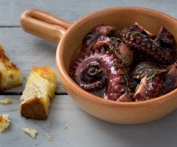 Stewed octopus