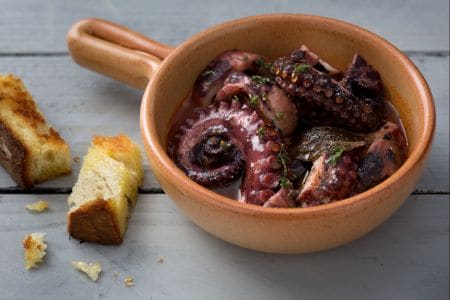 Stewed octopus