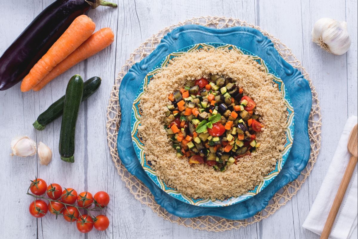 Vegetable couscous - Italian recipes by GialloZafferano