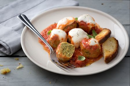 Zucchini balls alla pizzaiola