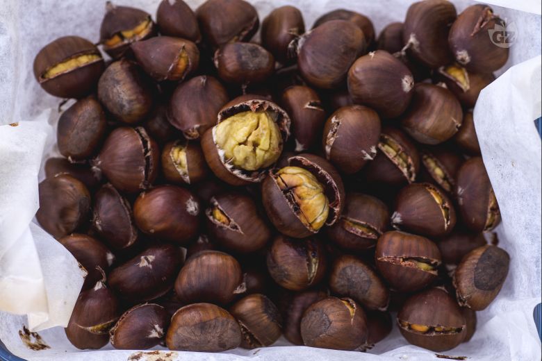 Baked chestnuts
