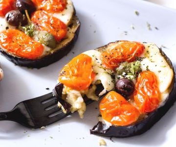 Baked eggplants