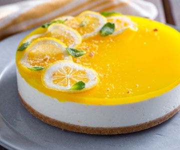 Lemon cheesecake