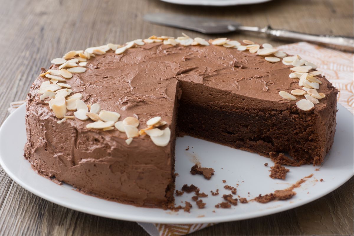 Yummy gluten-free chocolate cake