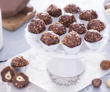 Chocolate hazelnut truffles