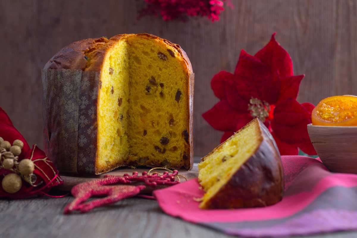 Panettone with brewer's yeast