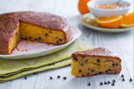 Orange sponge cake