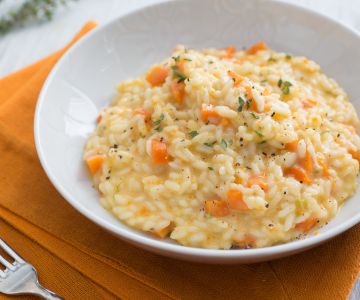 Carrot risotto