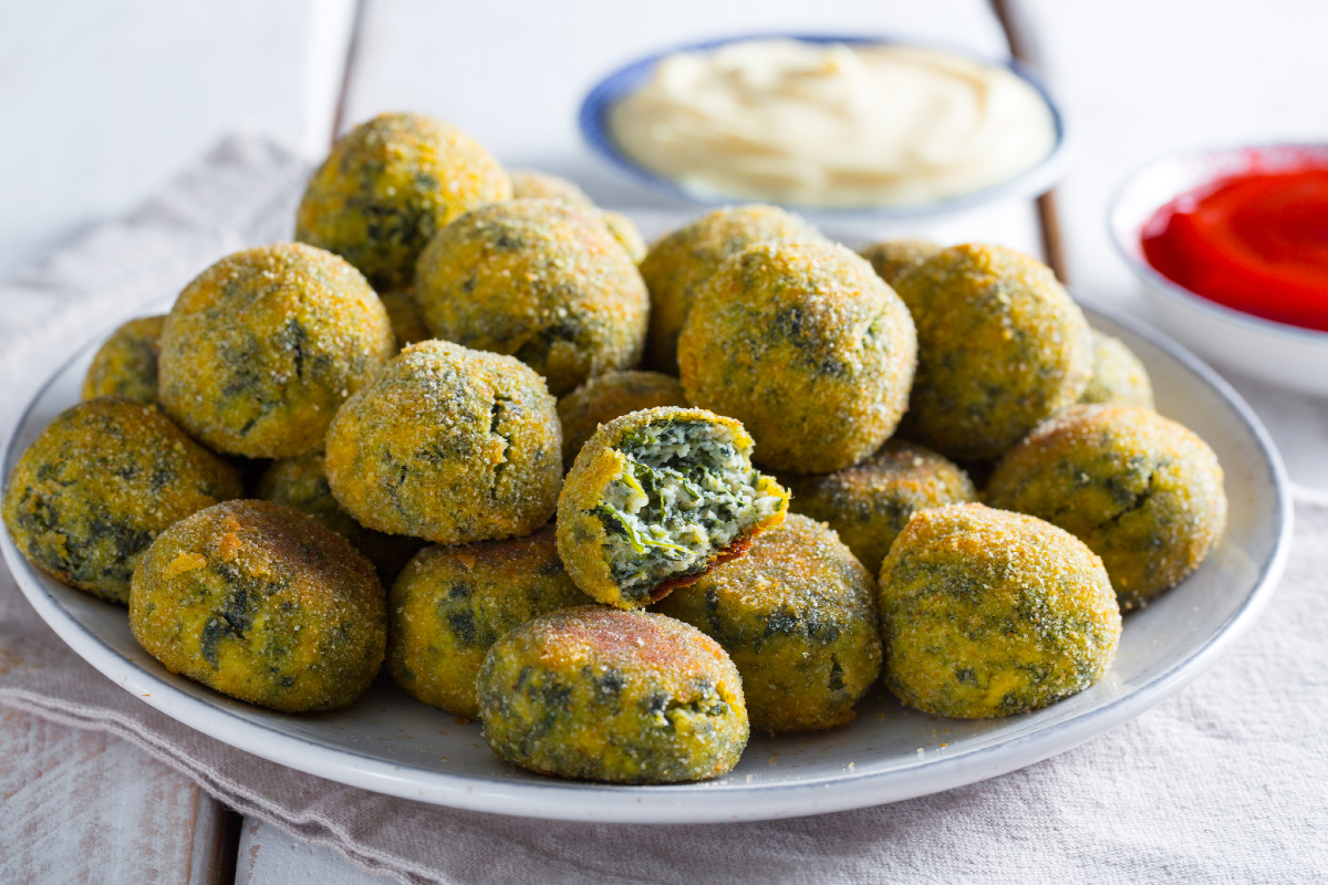 Ricotta and spinach bites