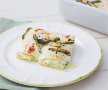 Asparagus crepes