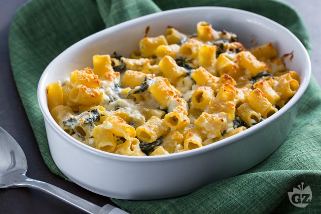 Pasta con Spinaci e Feta (Pasta with Spinach and Feta)