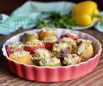 Fish-stuffed pepper rolls