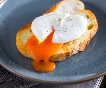 Poached eggs