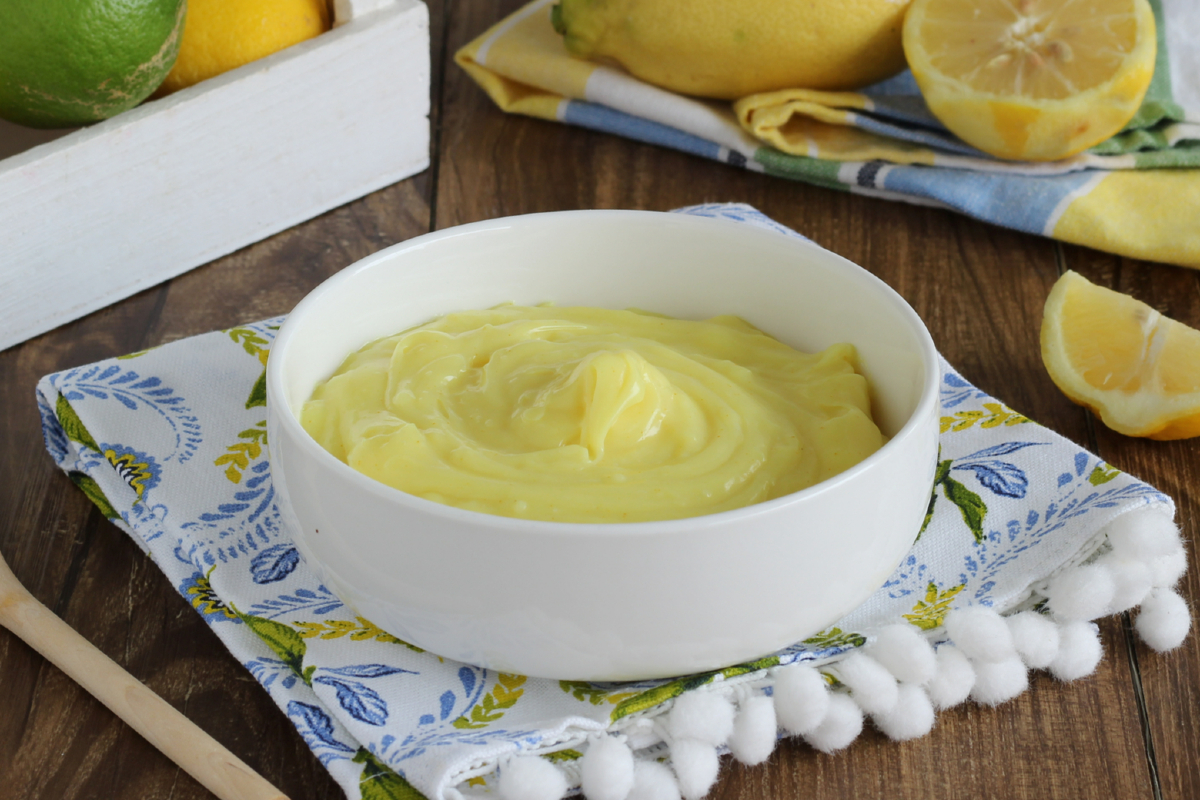 Egg-free lemon cream