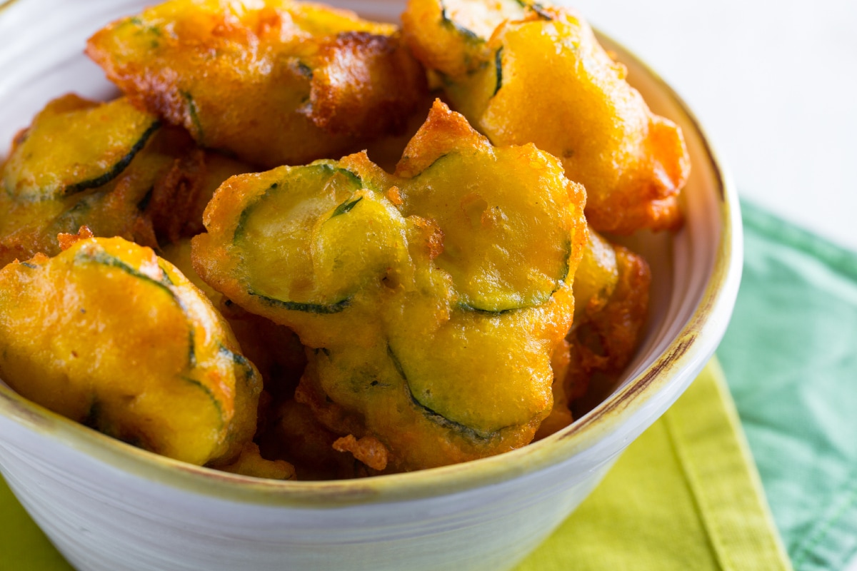 Zucchini and pecorino cheese clouds