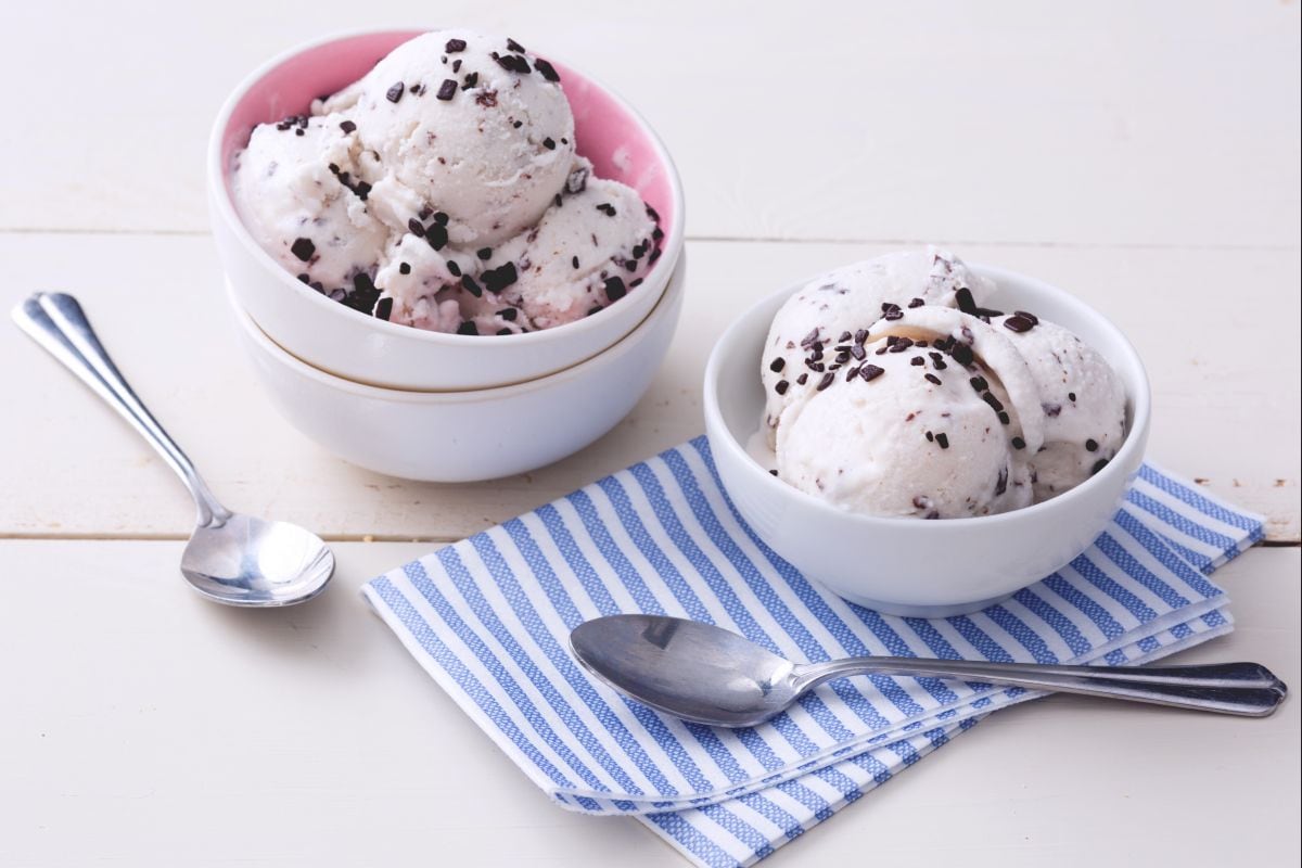 Coconut milk ice cream