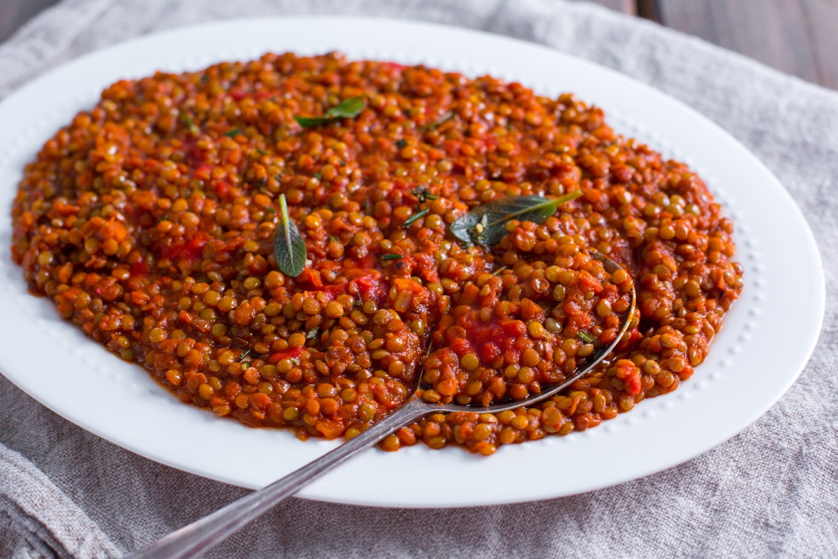 Lentil stew