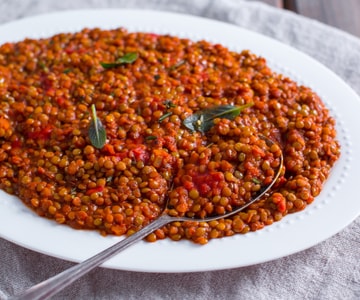 Lentil stew