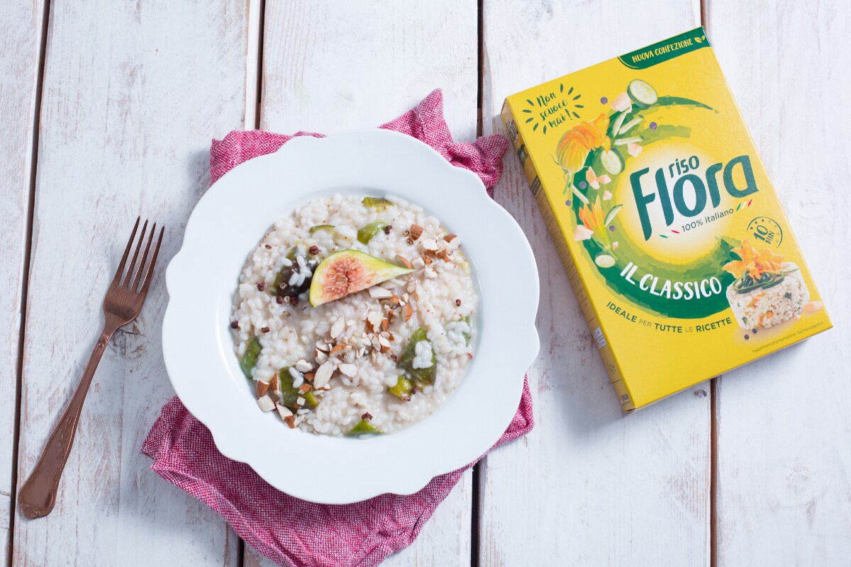 Risotto with figs