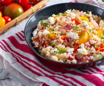 4-tomato rice salad