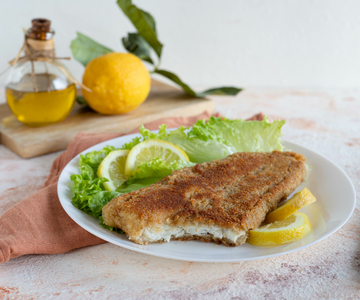Crispy pan-fried cod