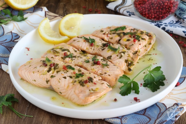 Pan-fried salmon fillet : ChefSane