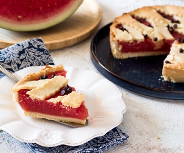 Sicilian watermelon tart