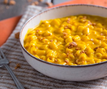 Pumpkin and gorgonzola pasta